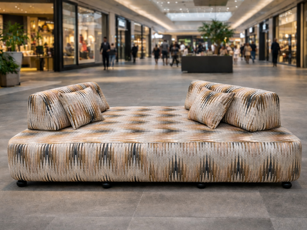 Modern amenity waiting sofa