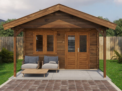 400cm x 400cm + 200cm Front Canopy