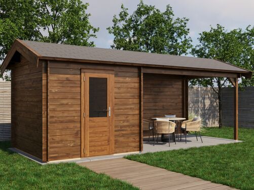 250cm x 250cm + 400cm Veranda