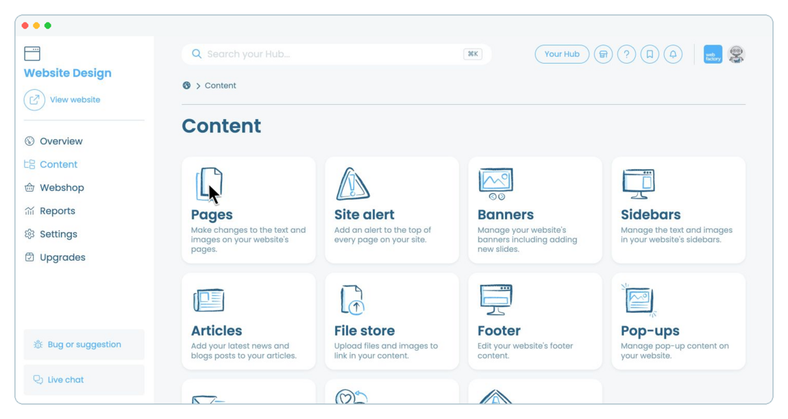 How to add Q&amp;amp;As to a website page | Webfactory Support | Webfactory