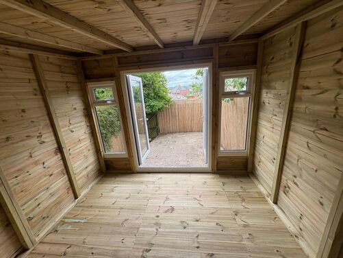 #PVC083 10x10 Pent Summer House