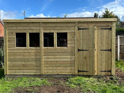 14x8 Pent Shed