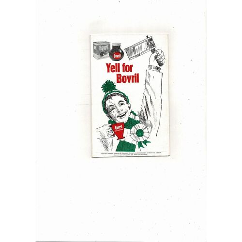1968 Arsenal v Leeds United League Cup Final Football Programme + League Review