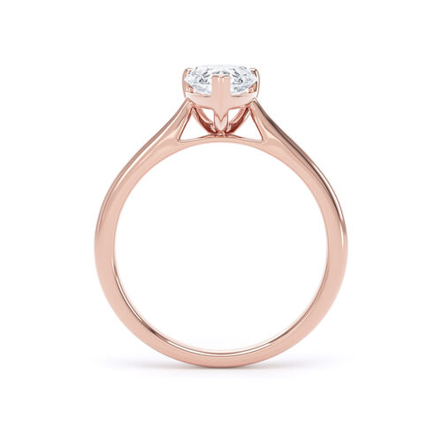 Pear diamond solitaire