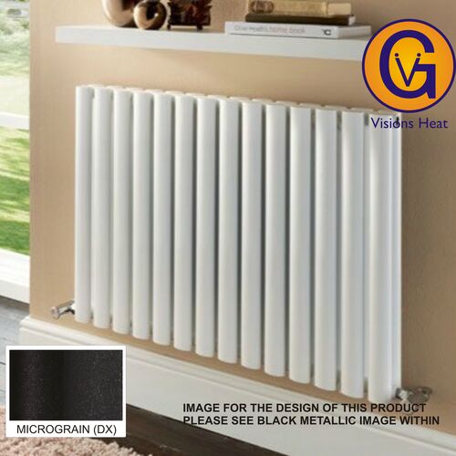 Ultraheat Sofi Horizontal Radiators In Black Metallic Finish