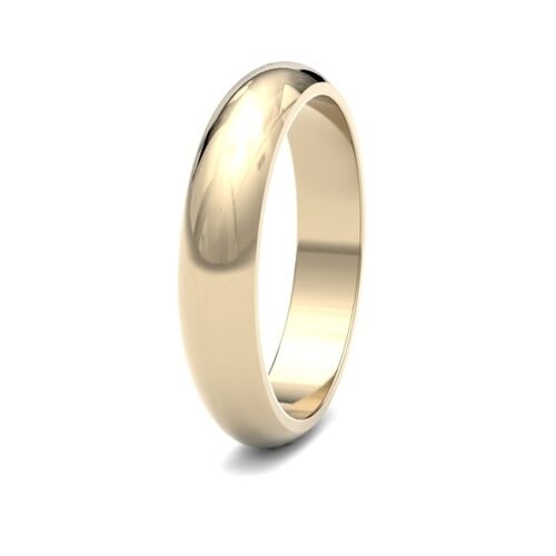 9ct 4mm D SHAPE