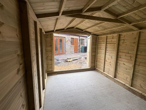 14x10 Apex Garage Shed