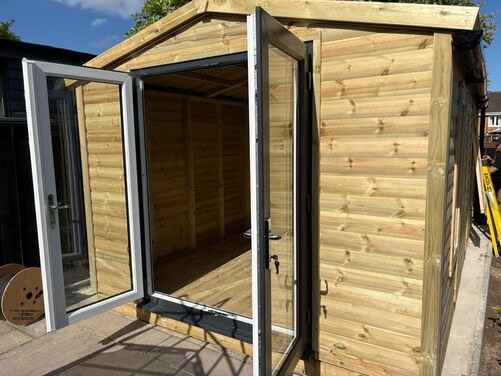 #PVC094 18x10 Apex Summer House