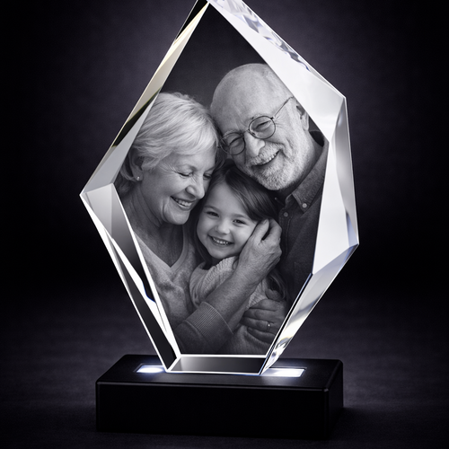 The Beautiful 3D Jura 14x10x6cm Pure Crystal Iceberg