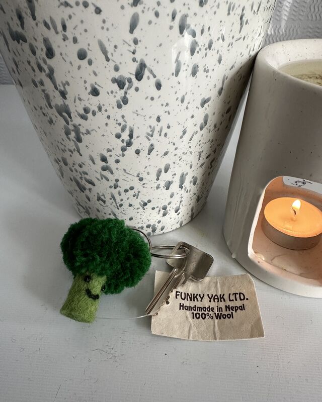 Broccoli keyring