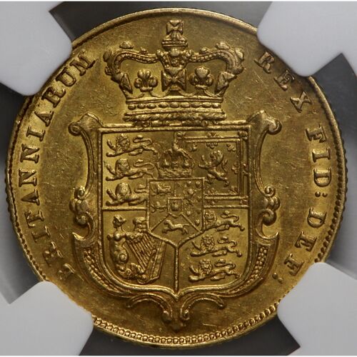 Rare 1825 King George 1V full gold sovereign