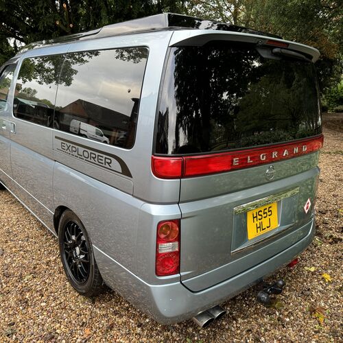 2005 Nissan Elgrand Camper Van 3.5 V6 - Blue - ProConversion - 1 UK Owner 8yrs