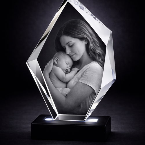 The Beautiful 3D Jura 14x10x6cm Pure Crystal Iceberg