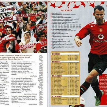 FC Dinamo Bucuresti v Manchester United Champions League Football Programme 2004/05