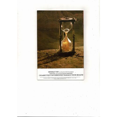 1983 England v Denmark Football Programme