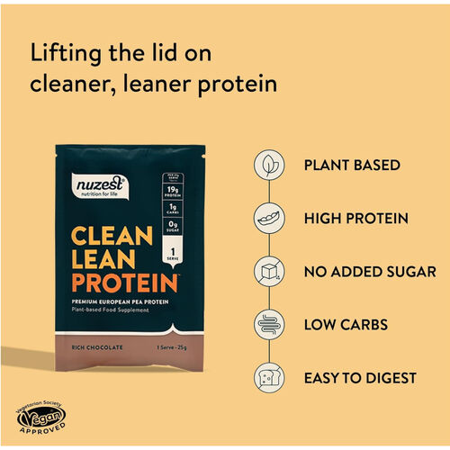 Nuzest Clean Lean Protein Rich Chocolate 10 x 25g Sachets