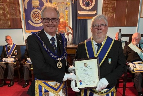 50 Years of Freemasonry for Maurice Kimber