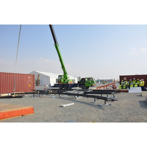 Installation at the Solar Decathlon Middle East 2018