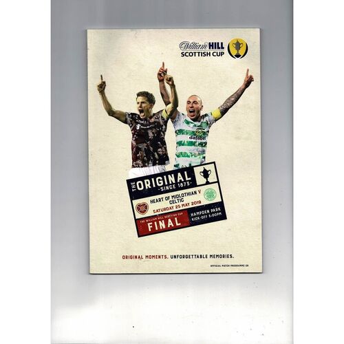 2019 Hearts v Celtic Scottish Cup Final Football Programme