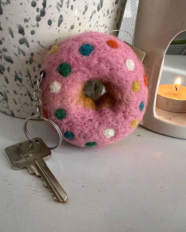 Donut keyring