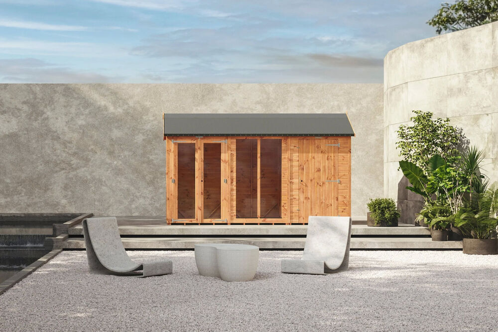 Apex Summerhouse Combi 8x4 with 4ft store