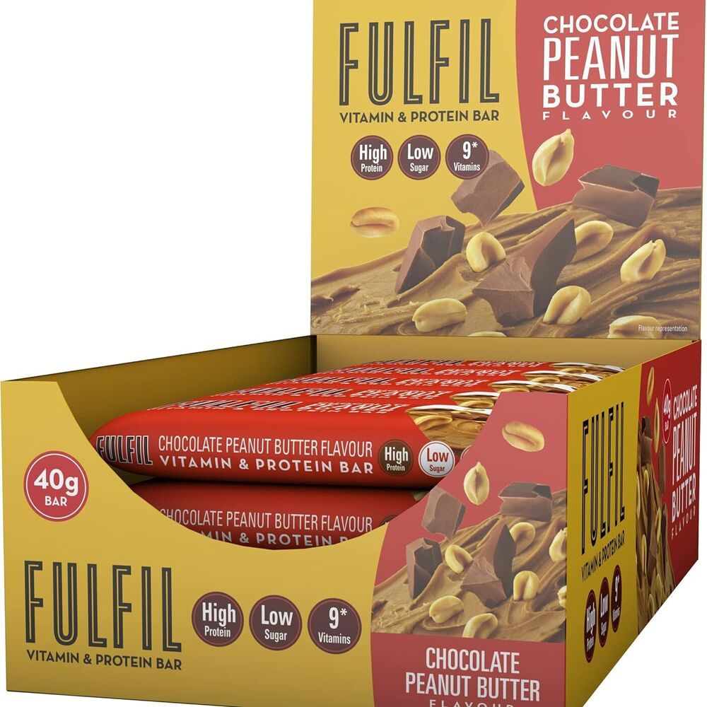 FULFIL Chocolate Peanut Butter Flavour Vitamin & Protein Bar