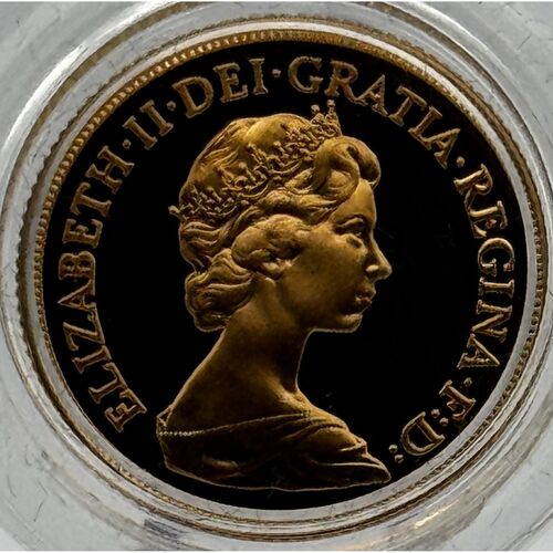 1980 proof full gold sovereign
