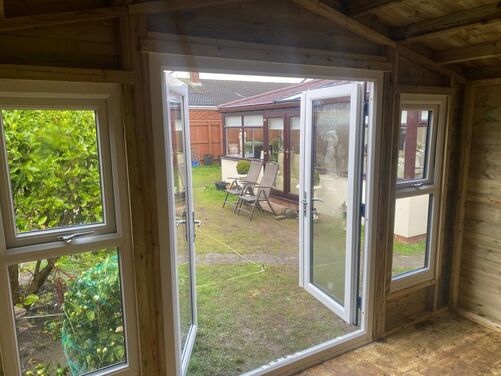 #PVC065 11x10 Apex Summer House