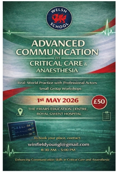 **Advanced communication in Critical care and Anaesthesia**