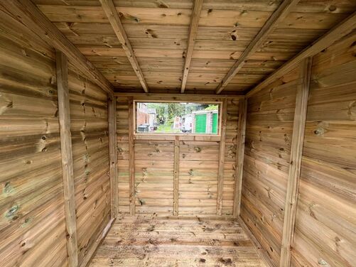 #PVC092 12x6 Pent Summer House Combi