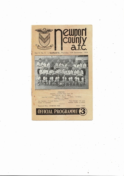 Latest Football Programmes being listed today