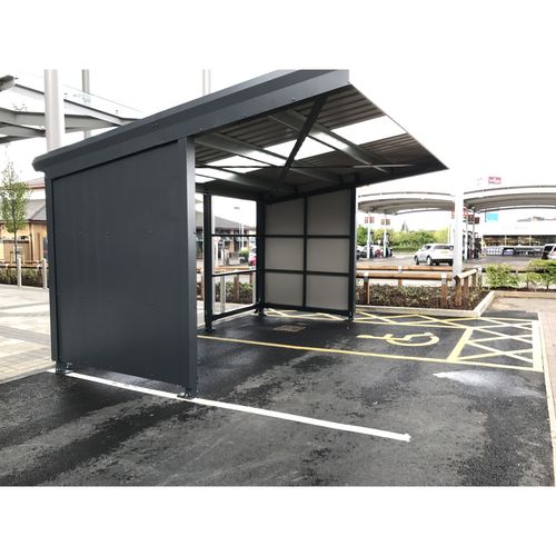 Securing of courtesy canopies for the general public