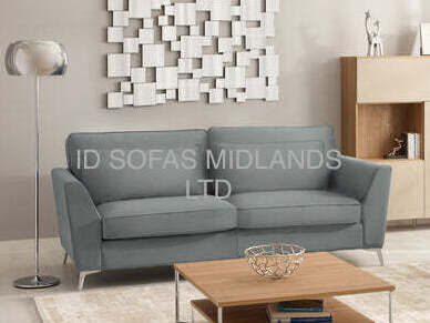 DEVA 3+2 SEATER IN GREY PLUSH