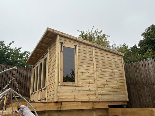 12x9 Pent Summer House