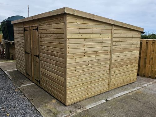 14x10 Pent Storage Shed