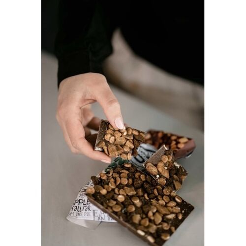 Milk Chocolate Apple Crumble/ Pie Slab by Johnny Doodle 150g