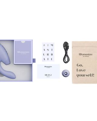 Womanizer Duo 2 Dual Clitoral & G Spot Stimulator Lilac