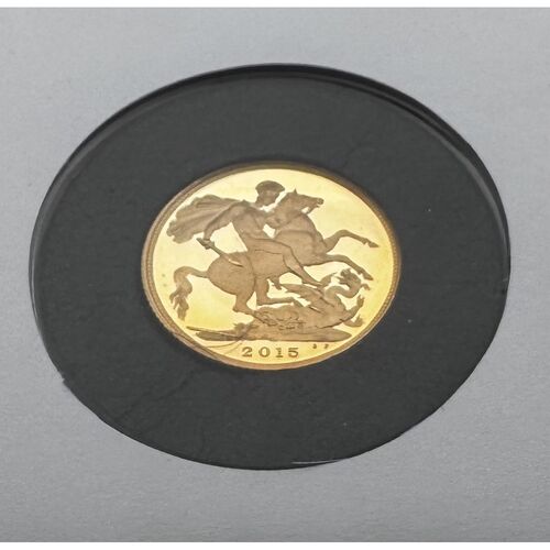 2015 Gold Proof Presentation Full Sovereign