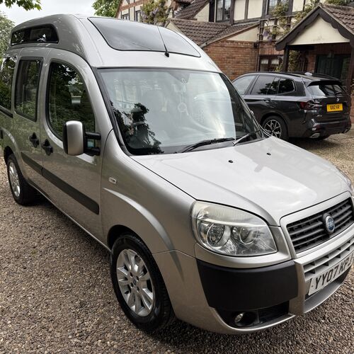 2007 (07)reg Fiat Doblo 1.4 Petrol Camper Van 65772 miles Motor Caravan