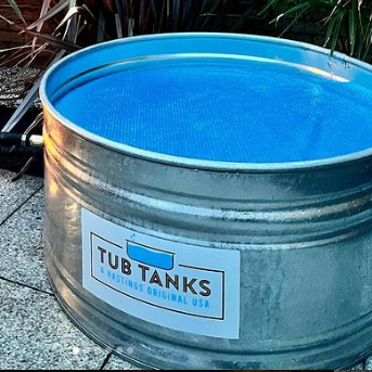 Round Hot Tub Kit - Square Heater with Cedar Lid