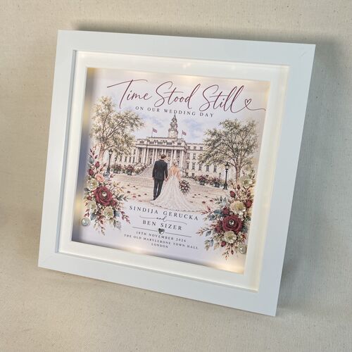 Personalised Wedding Venue Frame
