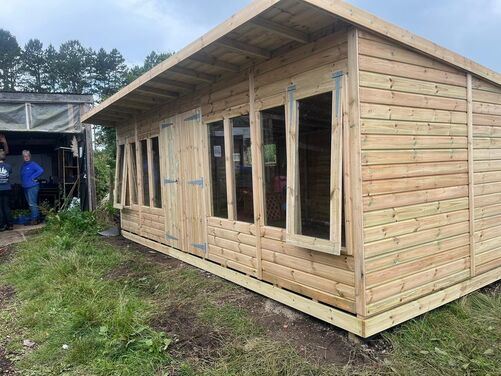 #P076 20x10 Pent Shed