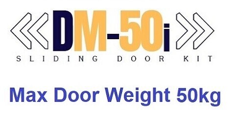 Sliding door kit for doors upto 50kg