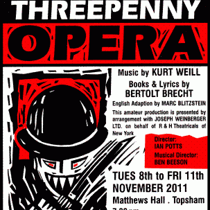The Threepenny Opera by Bertolt Brecht and Kurt Weill November 2011