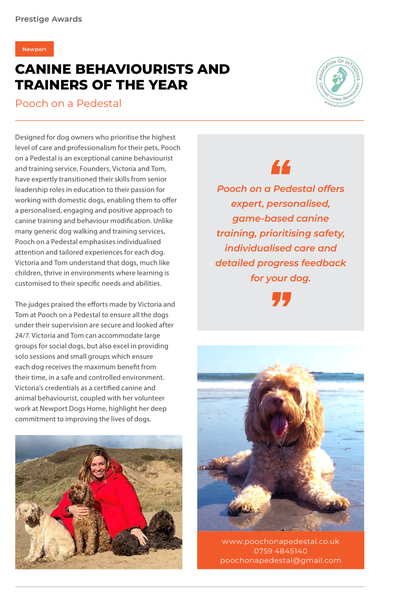 Numerous Awards Won Annually Now :) 