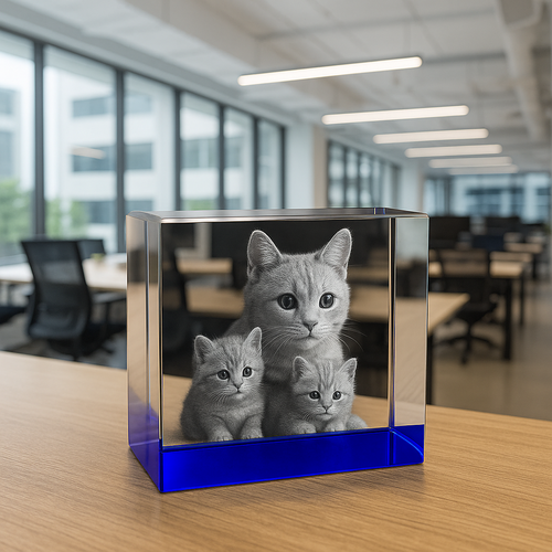 The Rio Super 3D Deluxe XX Large Ocean Blue Crystal Block