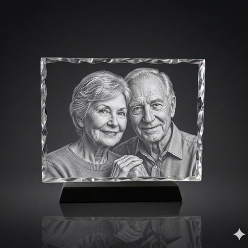 3D Staffa Scallop Edge Photo Frame Large 300x200x25mm