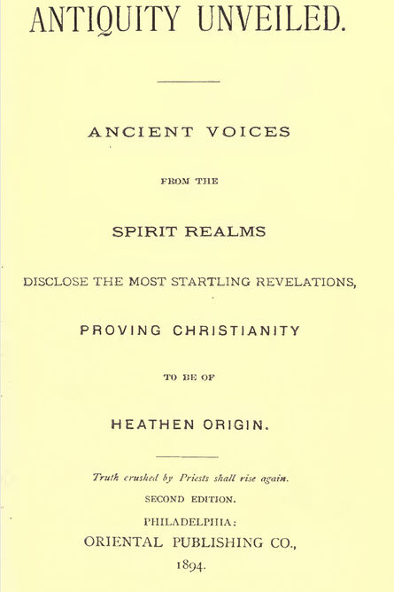 1894 | Antiquity Unveiled