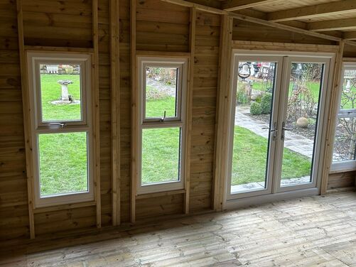 24x14 Apex Summer House home Office/Bar/Gym