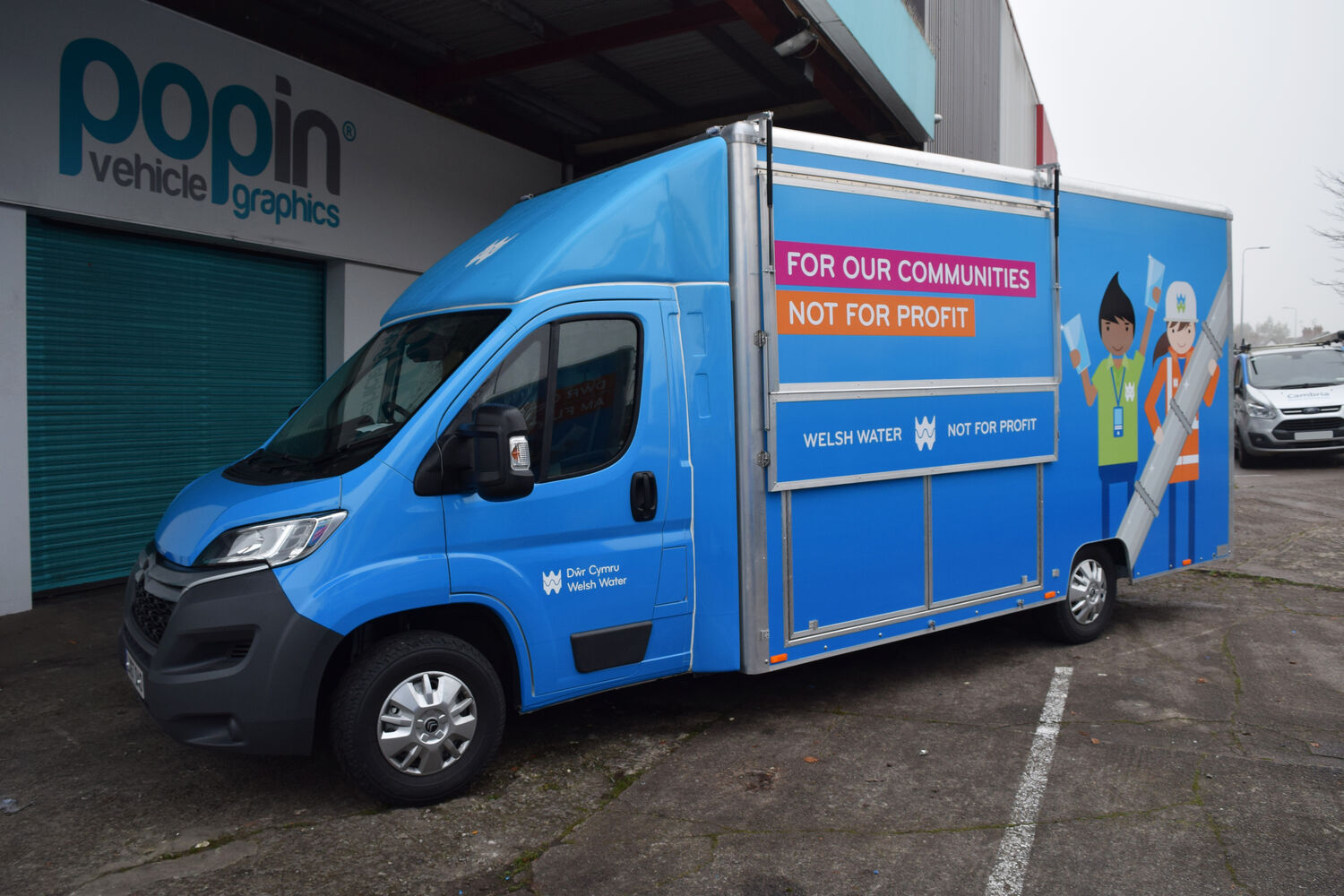 Dwr Cymru - Citroen Relay Exhibition Trailer